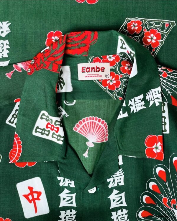 EANBE HAWAIIAN SHIRT “ロンもいいけど、ツモる方がいいあんべぇなのだ” - Image 4