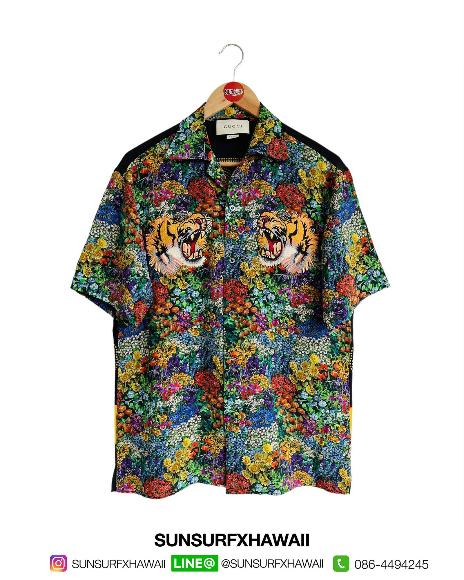 ⚡️SPECIAL EXCUSIVE ITEM ⚡️ GUCCI TIGER FLORAL SHIRT