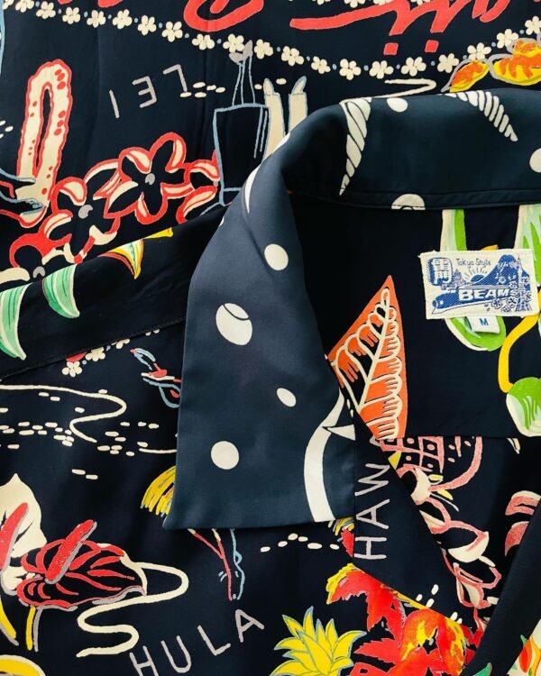 BEAMS X SUN SURF HAWAIIAN SHIRT "CRAZY 2017" - Image 5