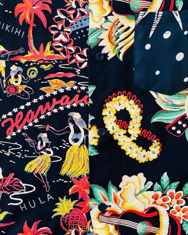 BEAMS X SUN SURF HAWAIIAN SHIRT "CRAZY 2017" - Image 6