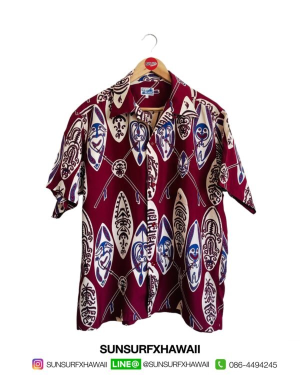 BEAMS HAWAIIN SHIRT 'GODS SHIELD'BEAMS X SUN SURF HAWAIIAN SHIRT "CRAZY SPECIAL" (Copy)