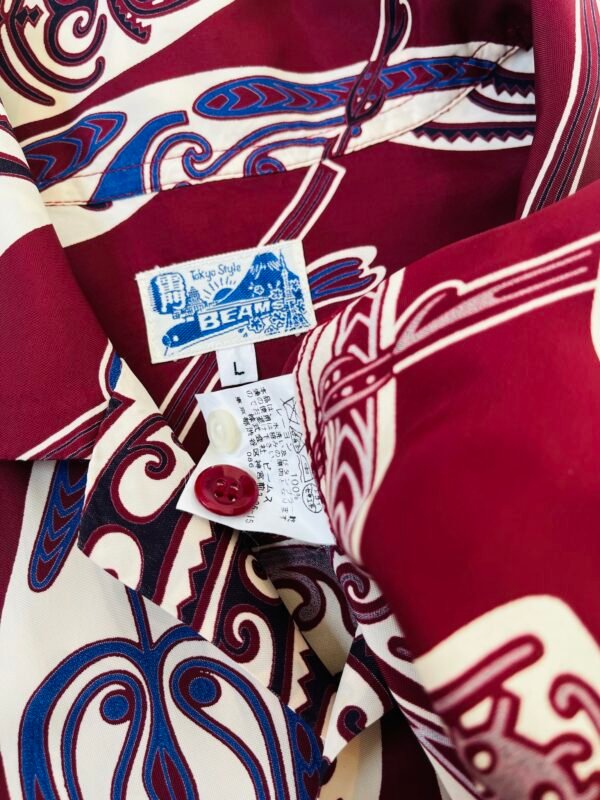 BEAMS HAWAIIN SHIRT 'GODS SHIELD'BEAMS X SUN SURF HAWAIIAN SHIRT "CRAZY SPECIAL" (Copy) - Image 7