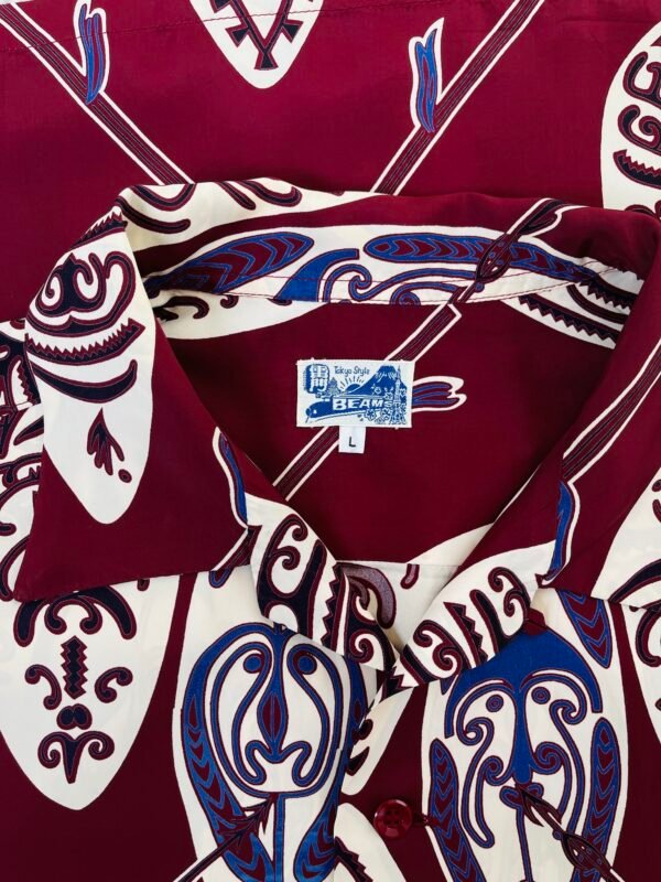BEAMS HAWAIIN SHIRT 'GODS SHIELD'BEAMS X SUN SURF HAWAIIAN SHIRT "CRAZY SPECIAL" (Copy) - Image 3
