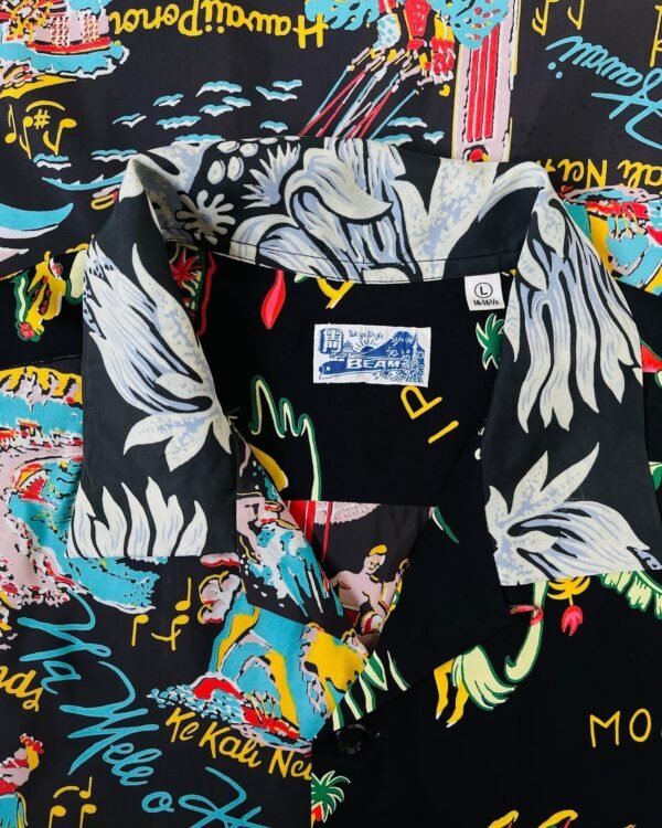 BEAMS X SUN SURF HAWAIIAN SHIRT "CRAZY SPECIAL" - Image 4
