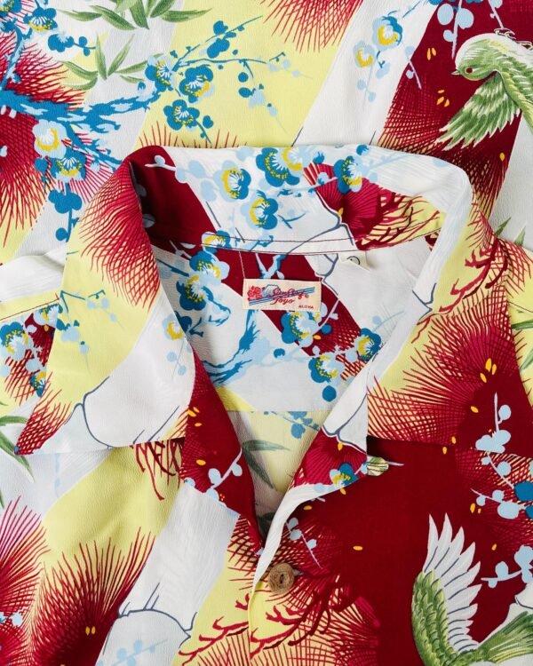 SUN SURF HAWAIIAN SHIRT “SPARROW FLY AROUND” - Image 4