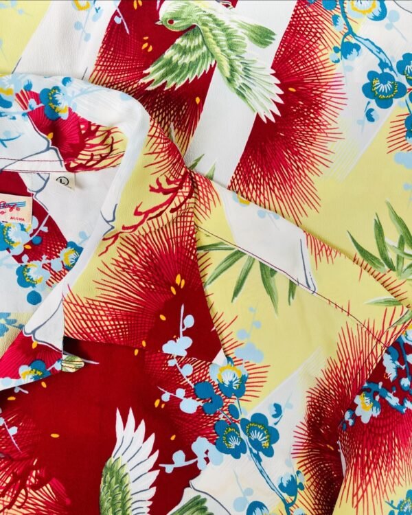 SUN SURF HAWAIIAN SHIRT “SPARROW FLY AROUND” - Image 5
