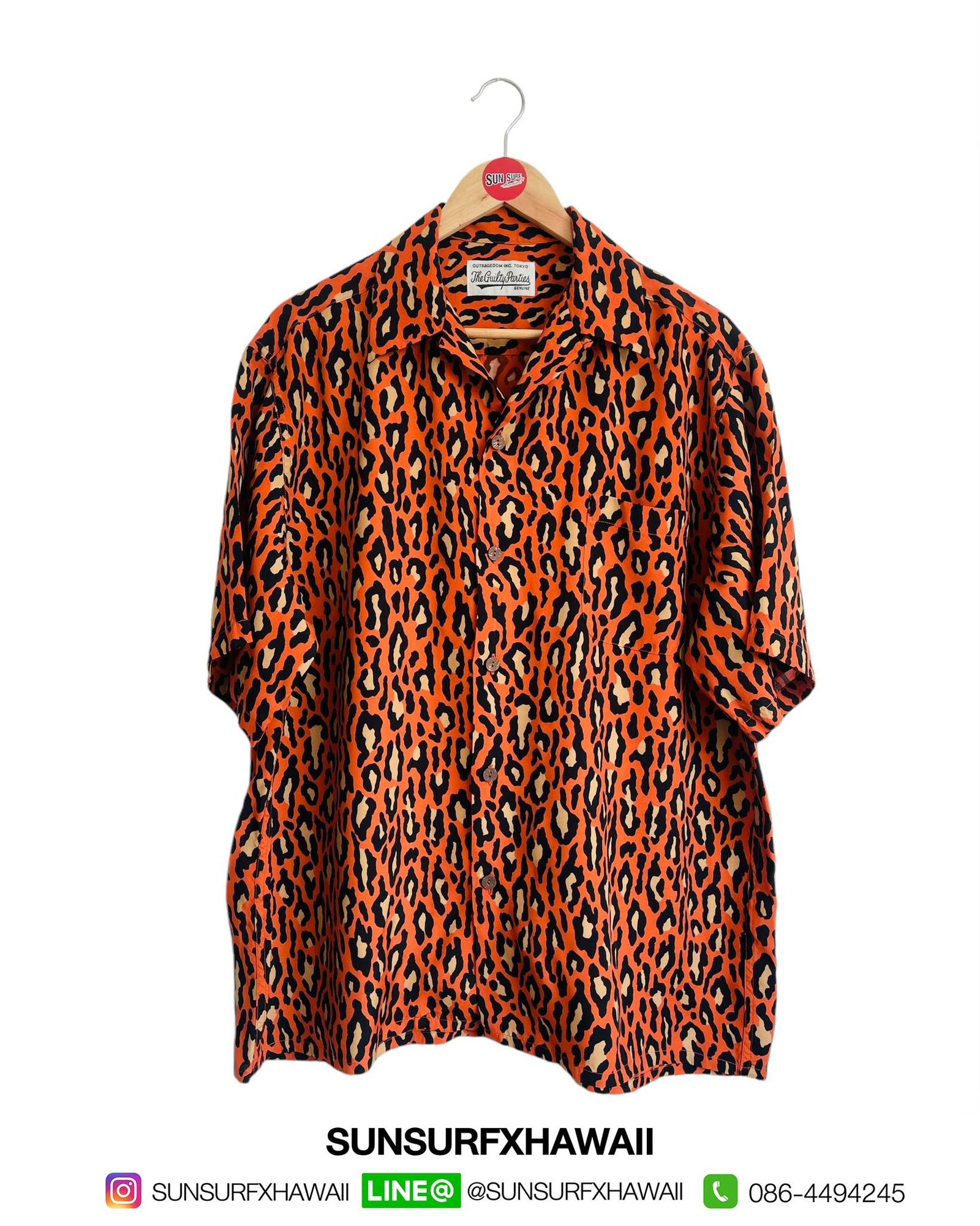 WACKO MARIA  HAWAIIN SHIRT EXCLUSIVE ITEM 2023SS "LEOPARD"