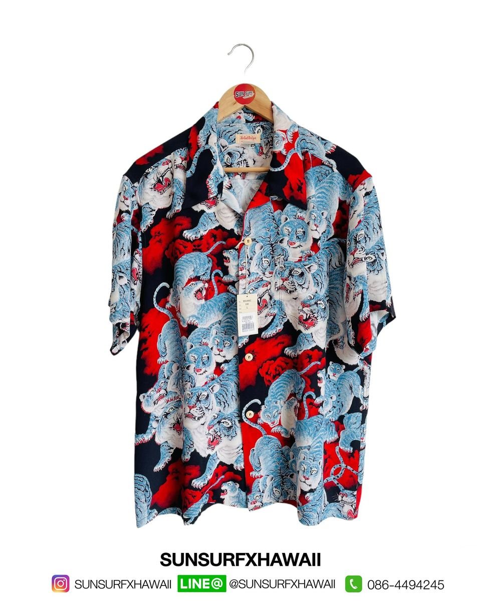 The Real McCoy's Hawaiian Shirt "Hyaku-Tora"