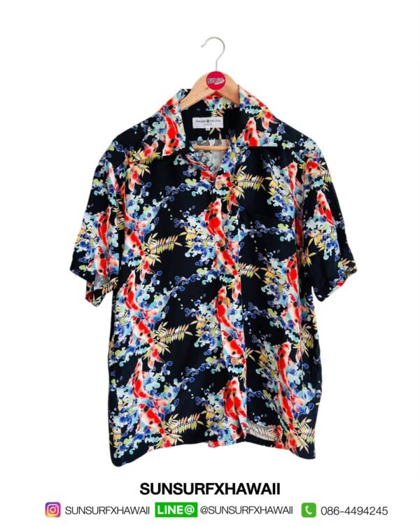 YAMANE (Evisu) DELUXE HAWAIIAN SHIRT "CARP"