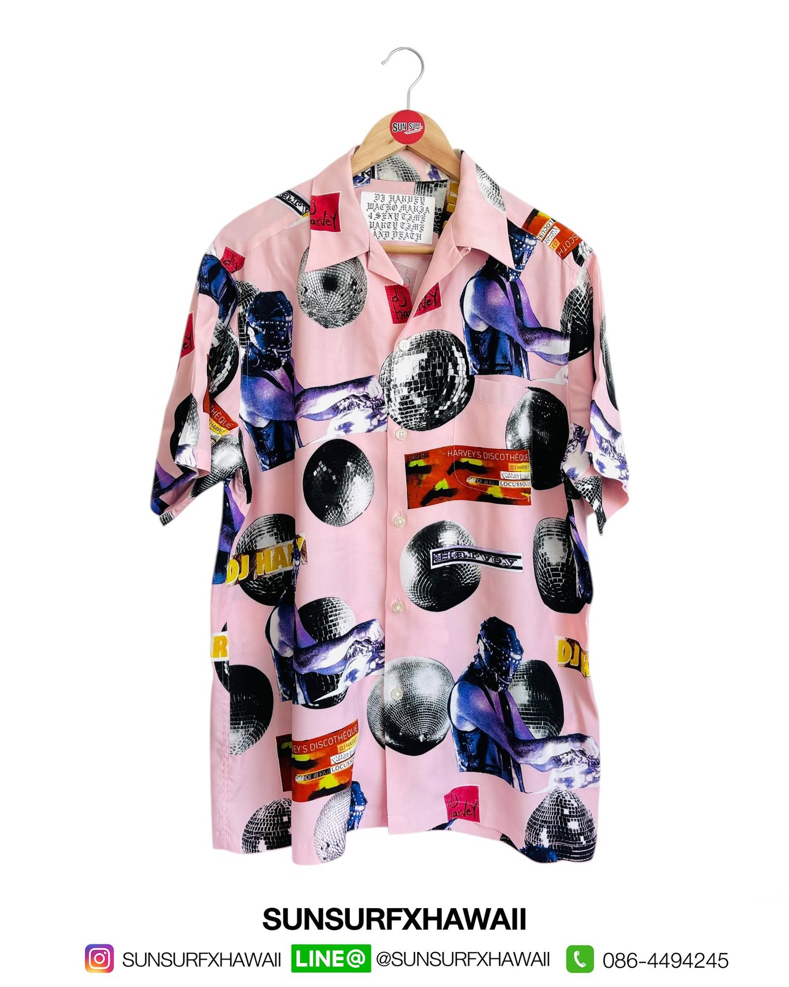 WACKO MARIA HAWAIIAN SHIRT "DJ HARVEY"