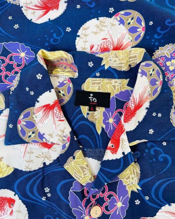 UNKNOW BRAND Hawaiin shirt “GOLD FISH” - Image 4