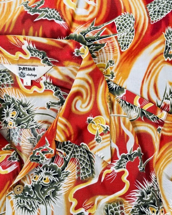 PATINA VINTAGE ALOHA SHIRT "Dragon" - Image 5