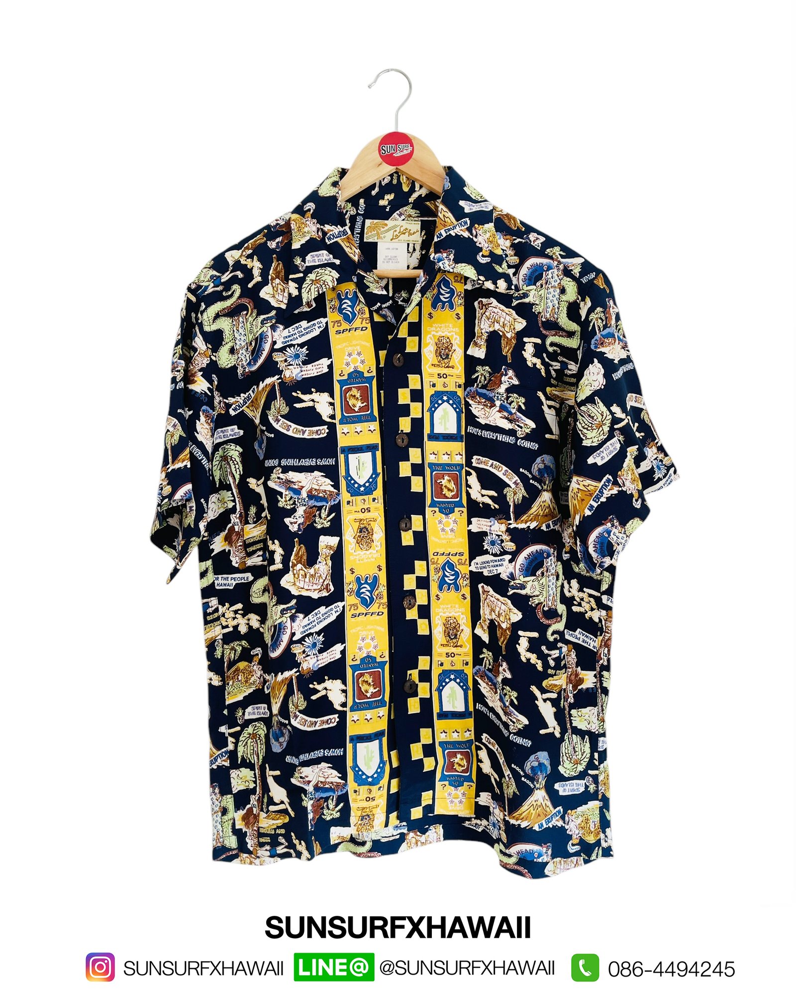 LALAKAI HAWAIIAN SHIRT “TROPIC LIGHTNING”