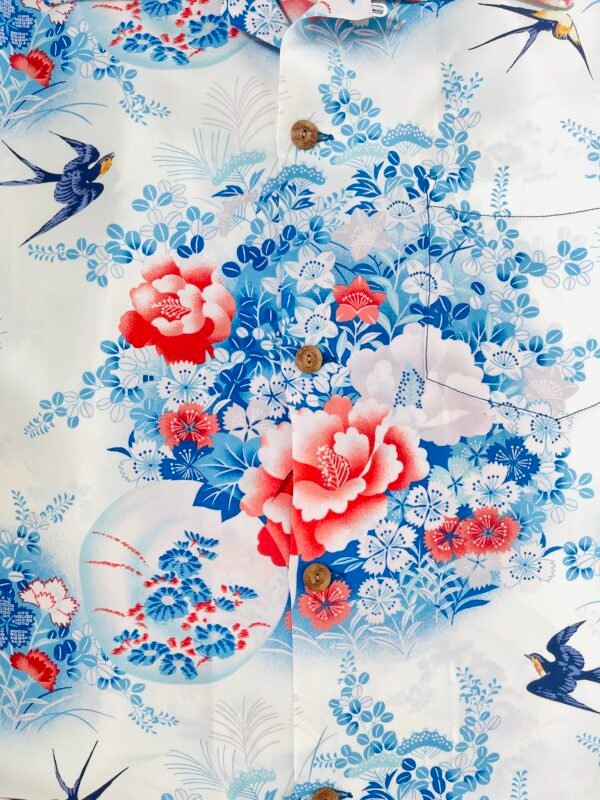 SUN SURF HAWAIIAN SHIRT “SWALLOWS FLY AROUND” - Image 6