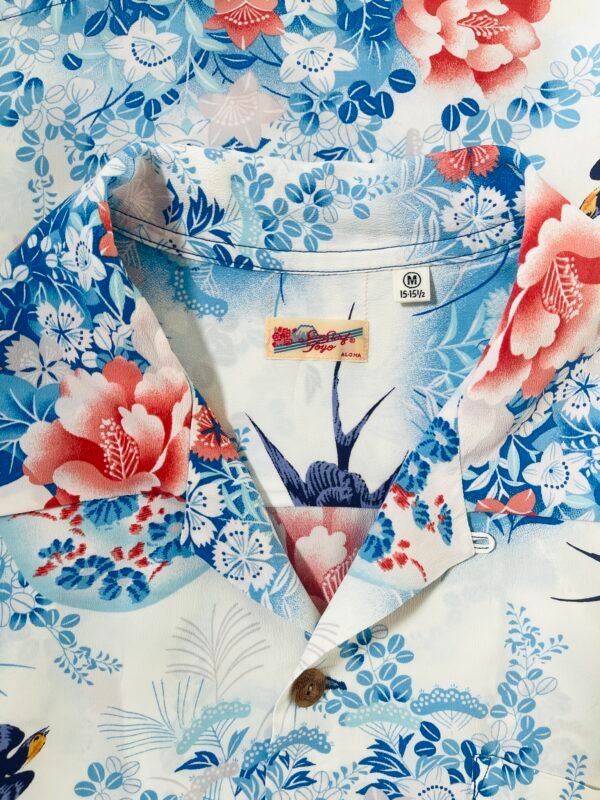 SUN SURF HAWAIIAN SHIRT “SWALLOWS FLY AROUND” - Image 4