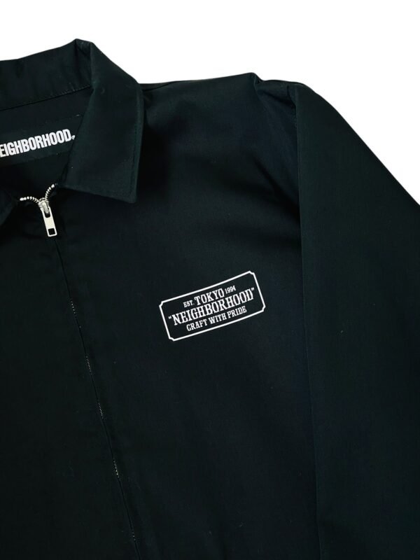 Neighborhood Drizzler Jacket in Black 20AW - Image 6
