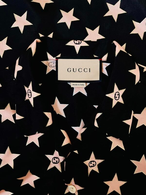 ⚡️SPECIAL EXCUSIVE ITEM ⚡️ GUCCI STAR ALL OVER VACATION SHIRT - Image 4