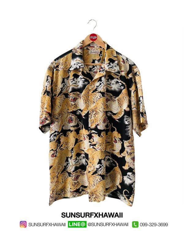 STEVENSON HAWAIIN SHIRT 'ONE HUNDRED TIGERS'