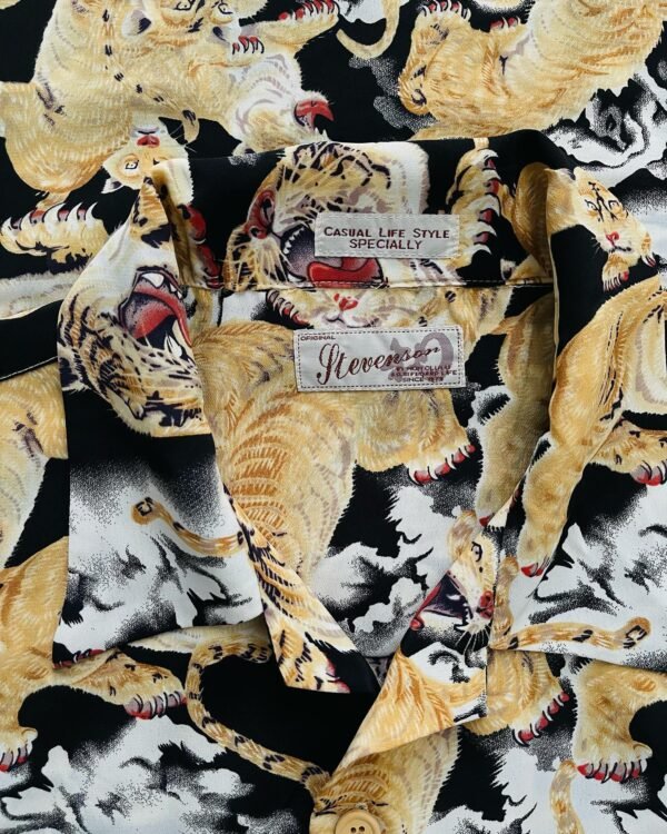 STEVENSON HAWAIIN SHIRT 'ONE HUNDRED TIGERS' - Image 4