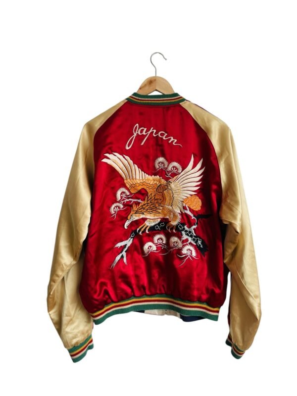 TAILOR TOYO ACETATE SOUVENIR JACKET - TIGER HEAD × JAPAN MAP - - Image 2