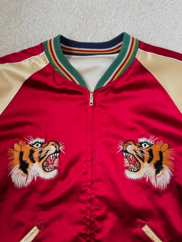 TAILOR TOYO ACETATE SOUVENIR JACKET - TIGER HEAD × JAPAN MAP - - Image 5