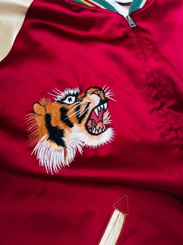 TAILOR TOYO ACETATE SOUVENIR JACKET - TIGER HEAD × JAPAN MAP - - Image 7