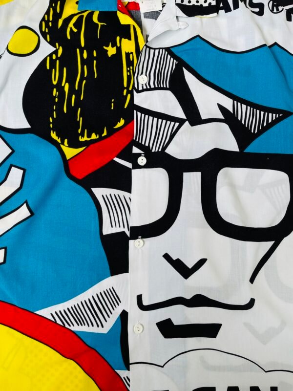JAMS WORLD HAWAIIAN SHIRT 80's "POP ARTS" - Image 6