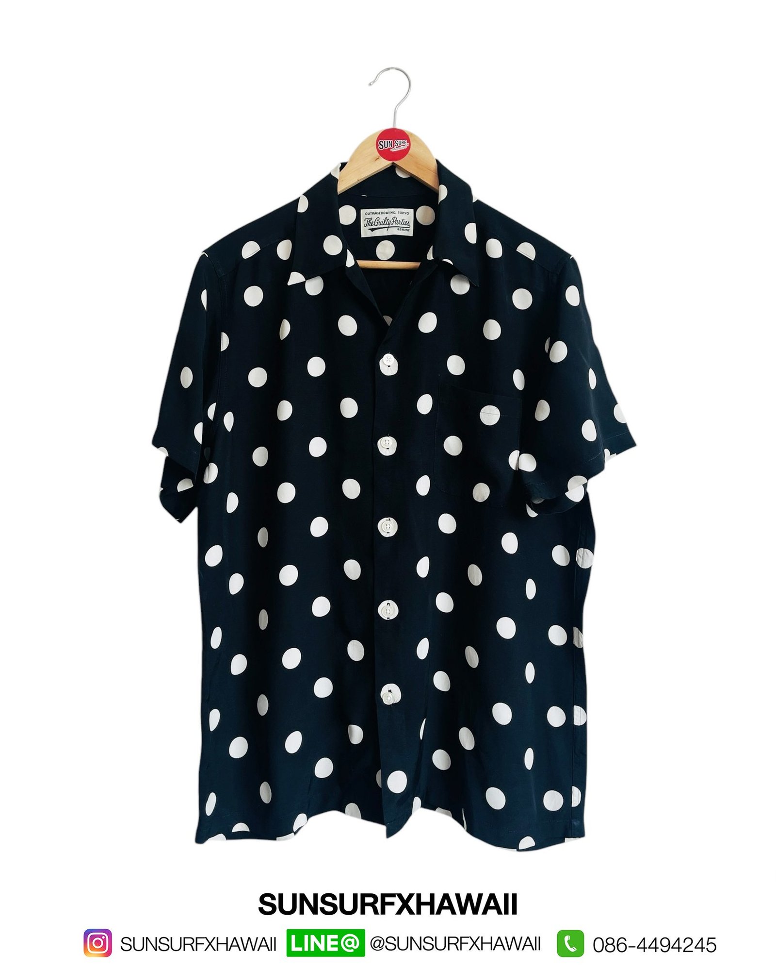 WACKO MARIA HAWAIIAN SHIRT "POLKA DOT"