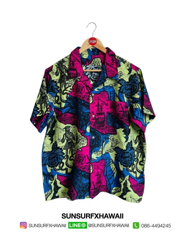 THREE FACE HAWAIIAN SHIRT