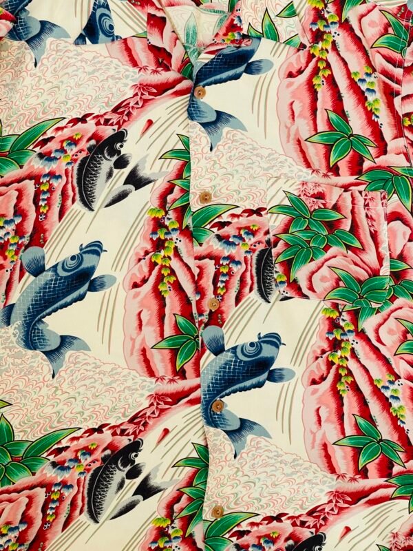 SUN SURF HAWAIIAN SHIRT "CARPS UP THE FALLS" - Image 6