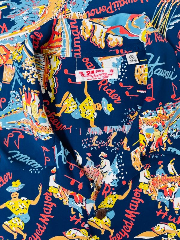 SUN SURF HAWAIIAN SHIRT  " THE SONG OF HAWAII " - Image 2