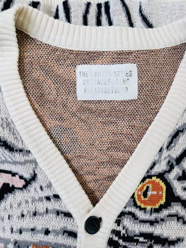 WACKO MARIA x TIM LEHI "JACQUARD CARDIGAN" - Image 4