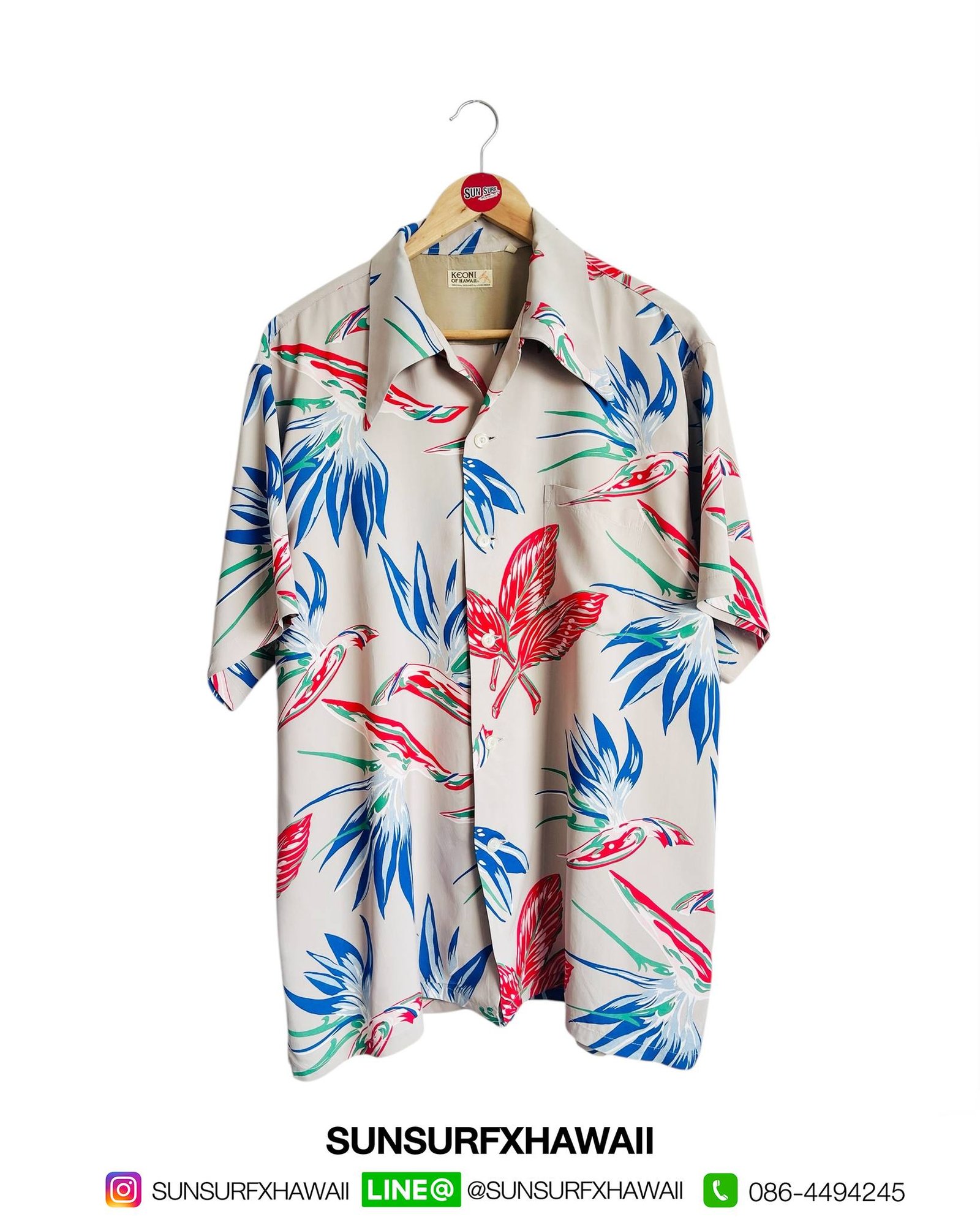 KEONI OF HAWAII BY SUN SURF "BIRD OF PARADISE"