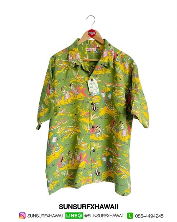 SUN SURF HAWAIIAN SHIRT "HAWAIIAN HULA"