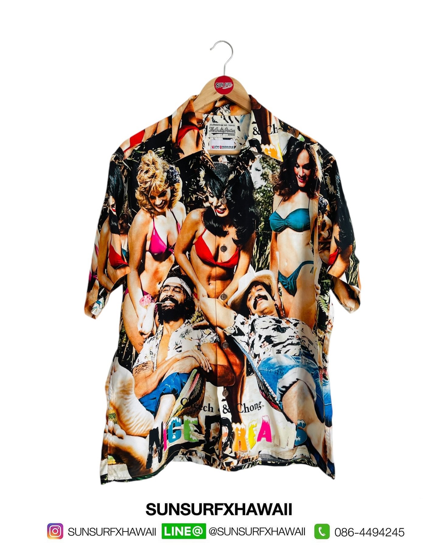 WACKO MARIA X Cheech & Chong HAWAIIAN SHIRT “NICE DREAM”