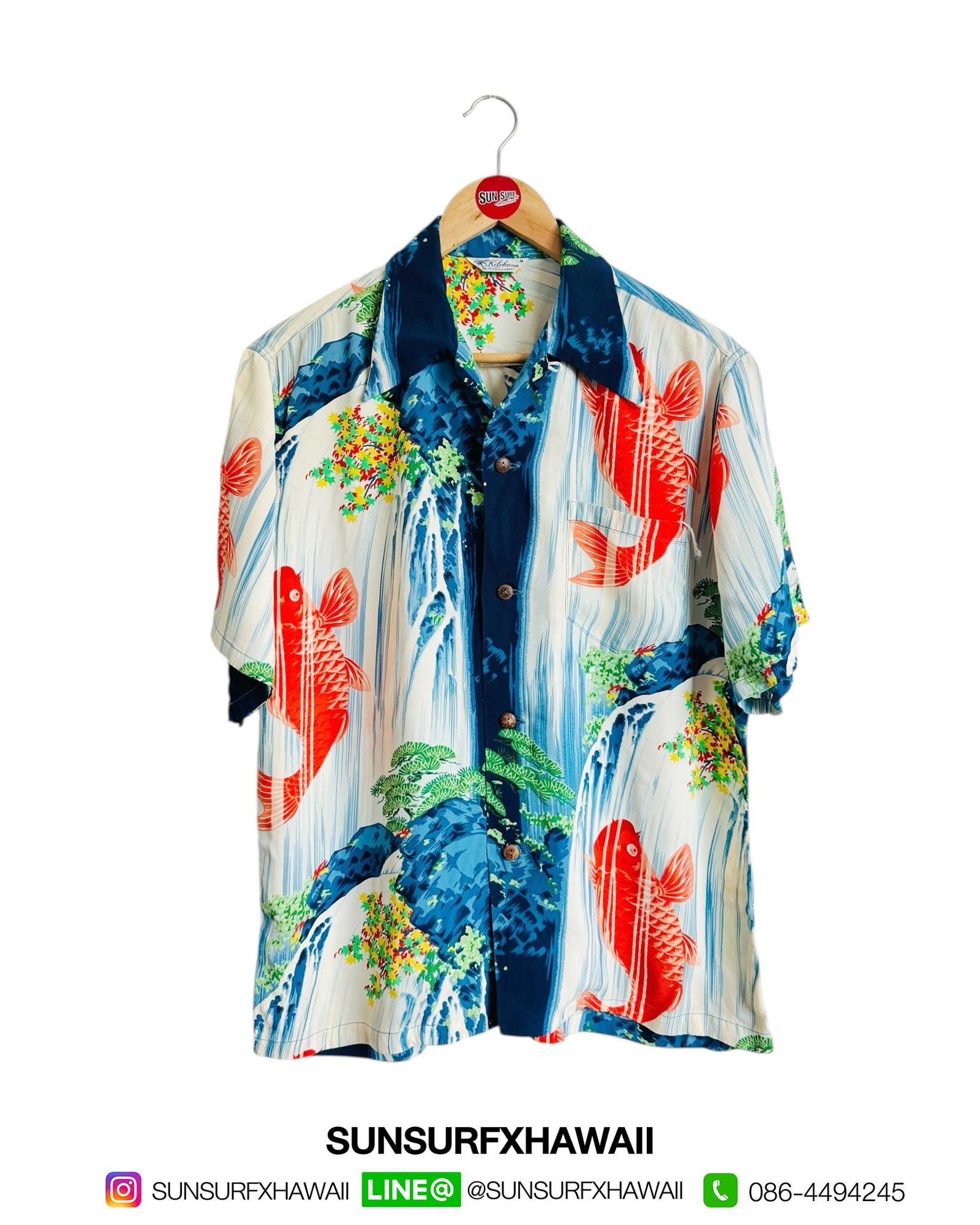 SUN SURf ALOHA SHIRTS "Kilohana CARP"