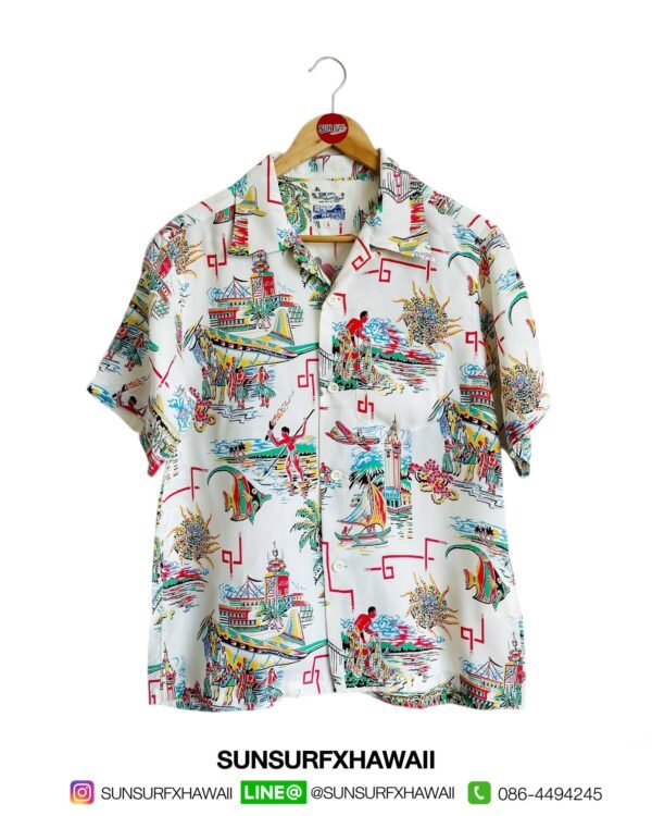 BEAM X SUN SURF HAWAIIAN SHIRT “UNITED AIRLINE”