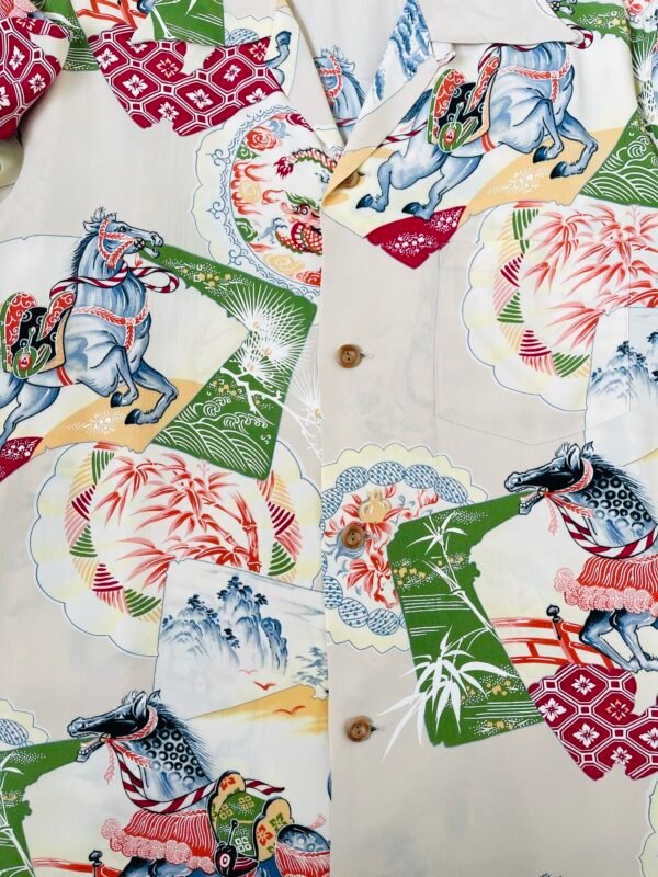 SUN SURF HAWAIIAN SHIRT "CAVALRY BATTLE" - Image 6