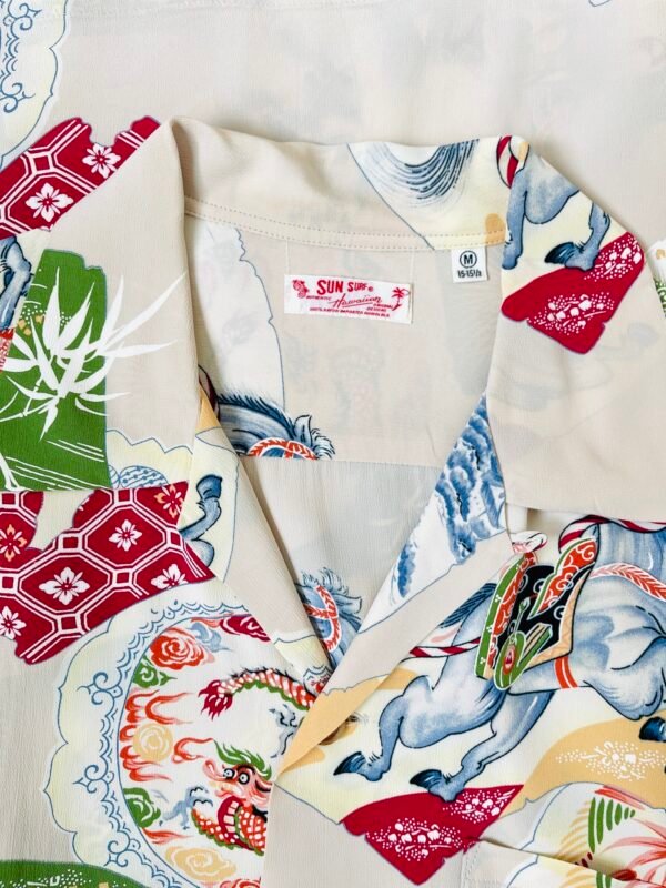 SUN SURF HAWAIIAN SHIRT "CAVALRY BATTLE" - Image 4