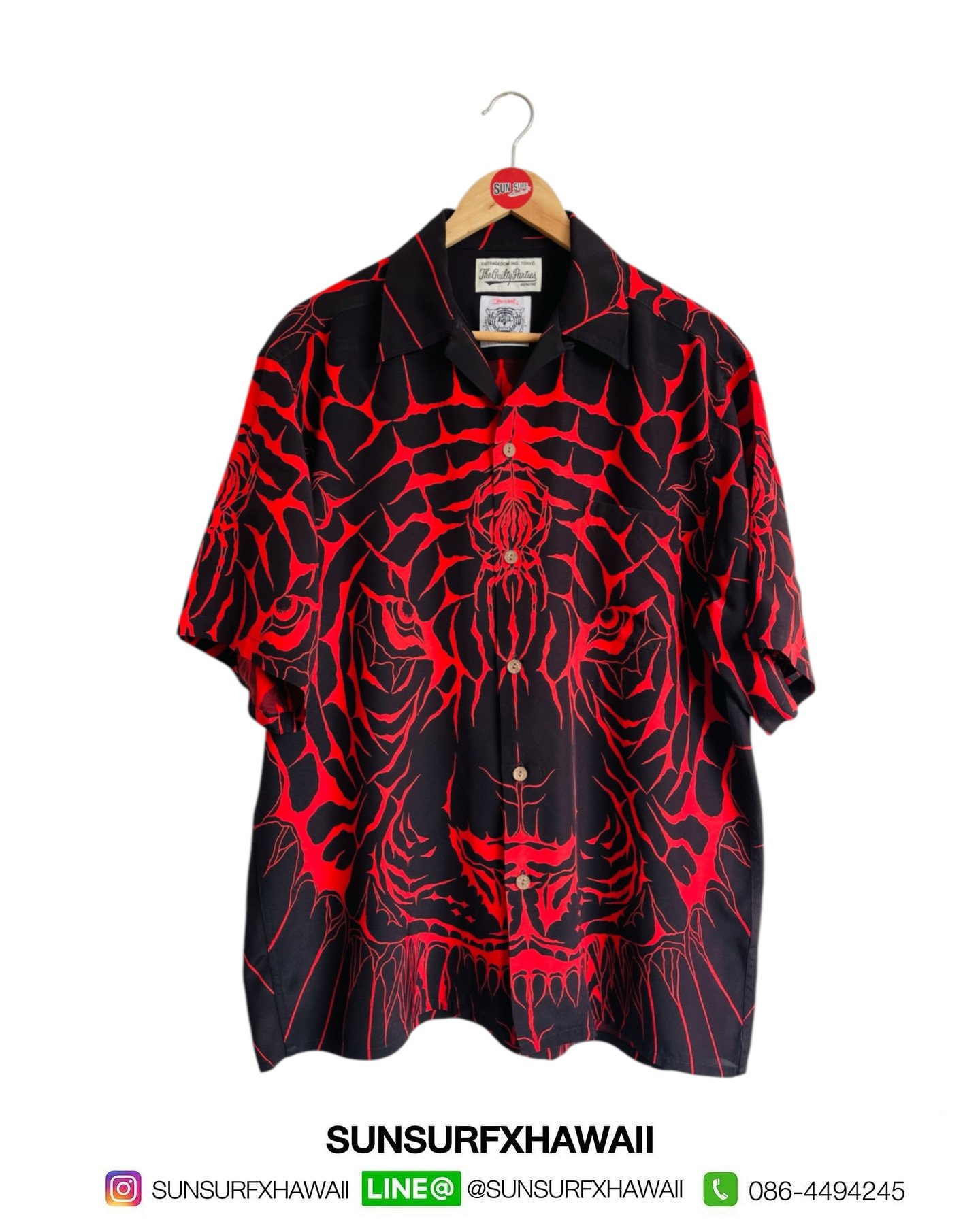 WACKO x WOLF'S HEAD HAWAIIAN SHIRT