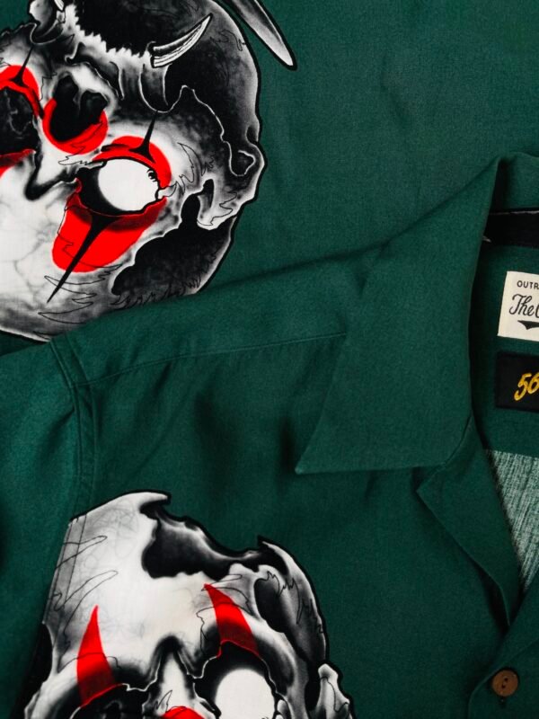 WACKO MARIA HAWAIIAN SHIRT "Oni Skull" - Image 5