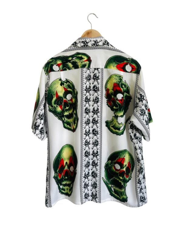 WACKO MARIA HAWAIIAN SHIRT "Oni Skull" - Image 3