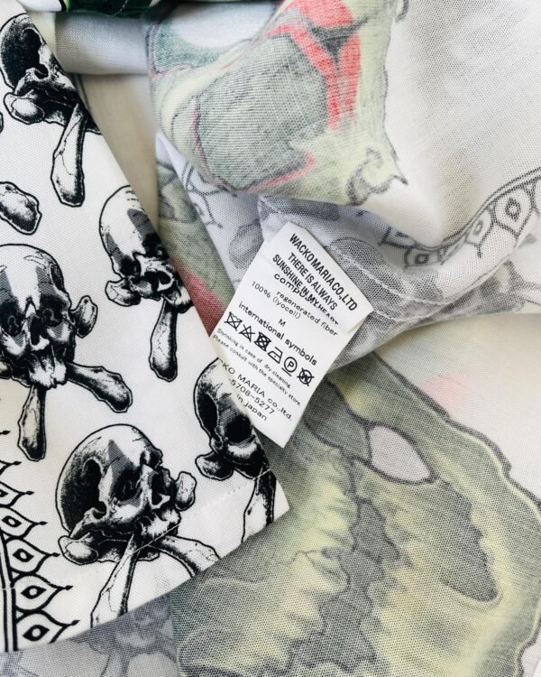 WACKO MARIA HAWAIIAN SHIRT "Oni Skull" - Image 8
