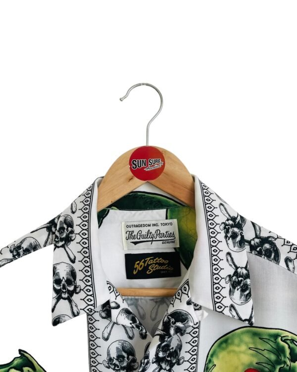 WACKO MARIA HAWAIIAN SHIRT "Oni Skull" - Image 2