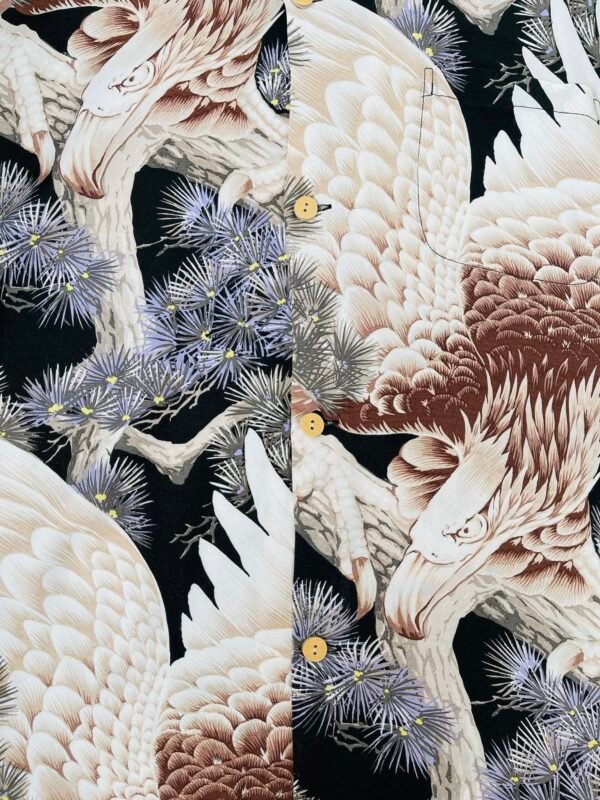 IOLANI HAWAIIAN SHIRT " BIG EAGLE " - Image 6