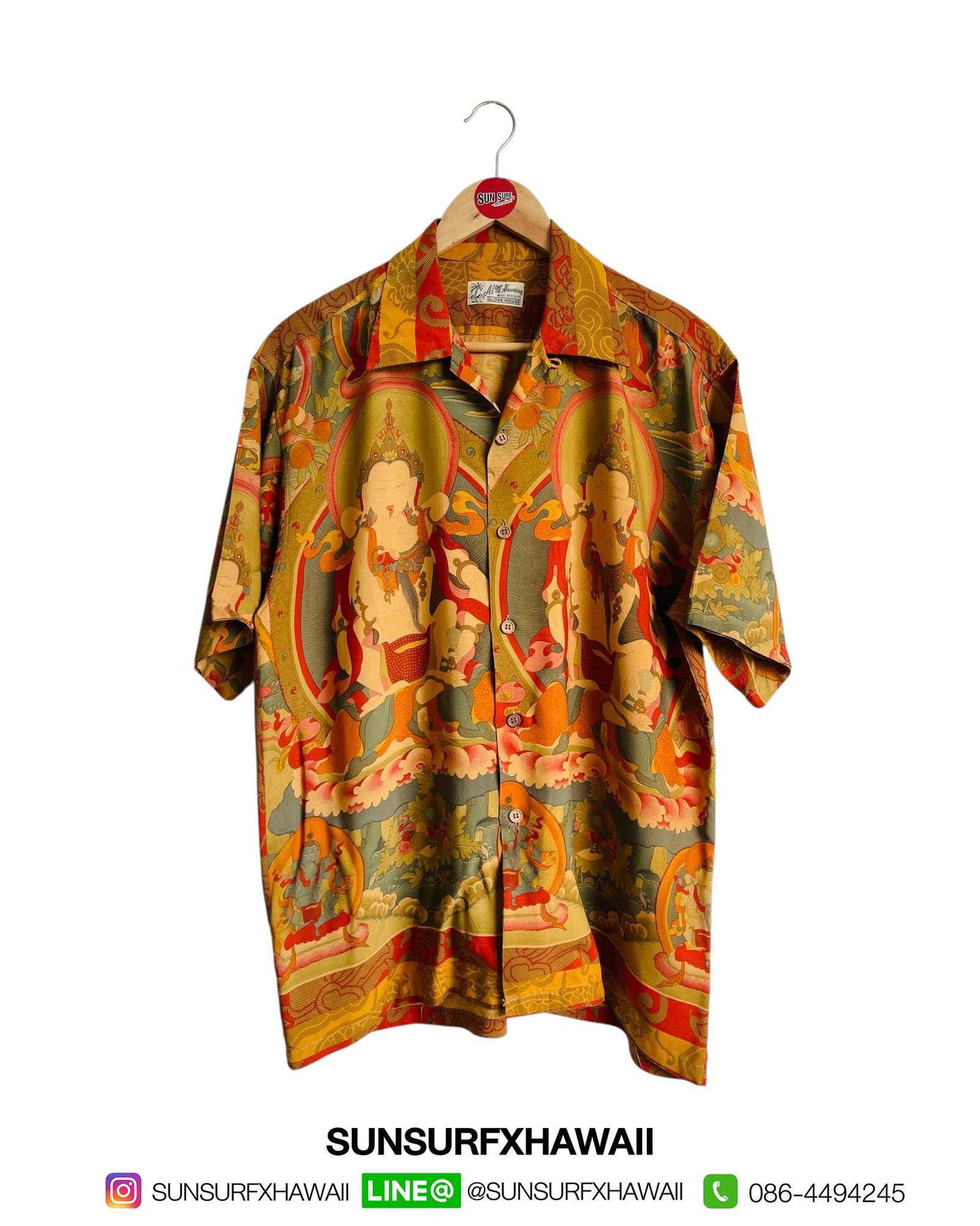 A.I.M. GLOVE HOUSE HAWAIIN SHIRT "MANDALA"