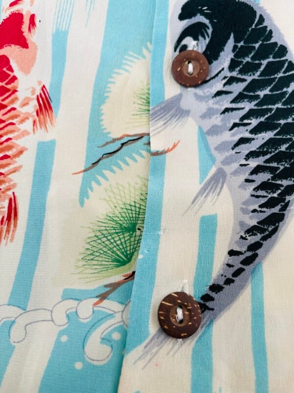 AVANTI HAWAIIAN SHIRT "SHOOT STRAIGHT CARPS" - Image 7