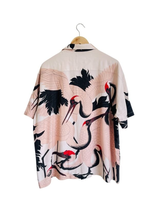GAKKIN × BUDSPOOL 廻り花 HAWAIIAN SHIRT - Image 3