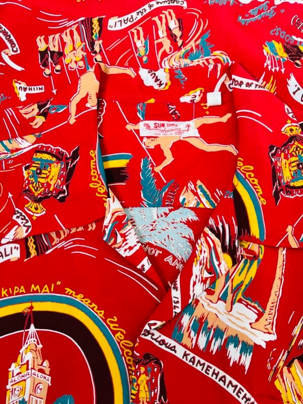 SUN SURF HAWAIIAN SHIRT "History of the ISLAND" - Image 4