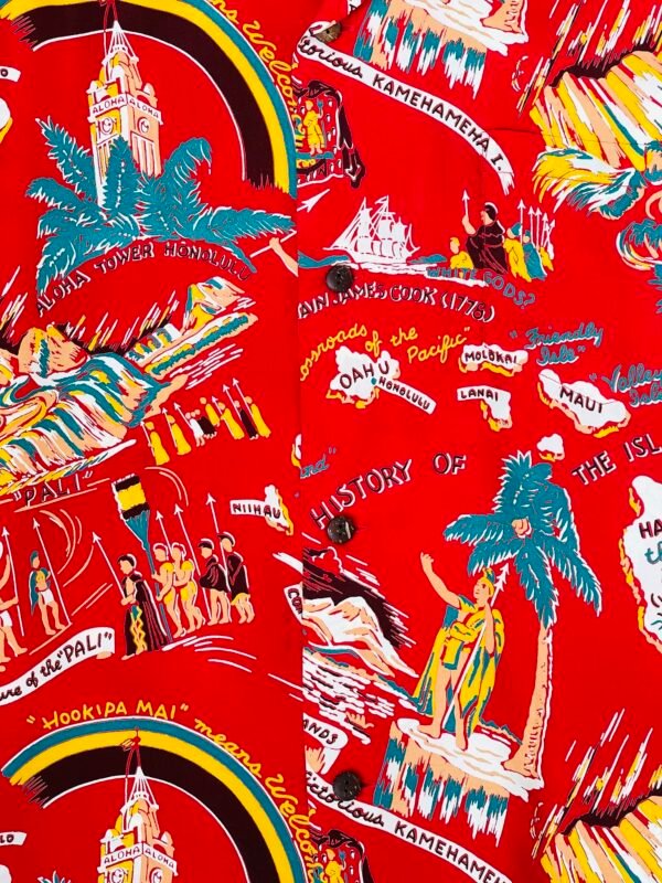 SUN SURF HAWAIIAN SHIRT "History of the ISLAND" - Image 6